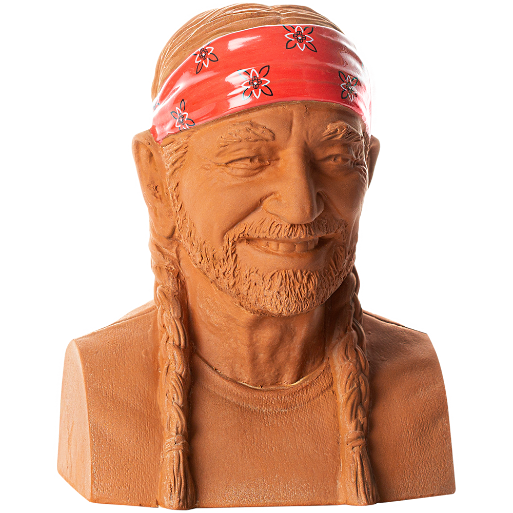 Alternative view of Willie Nelson Chia Pet