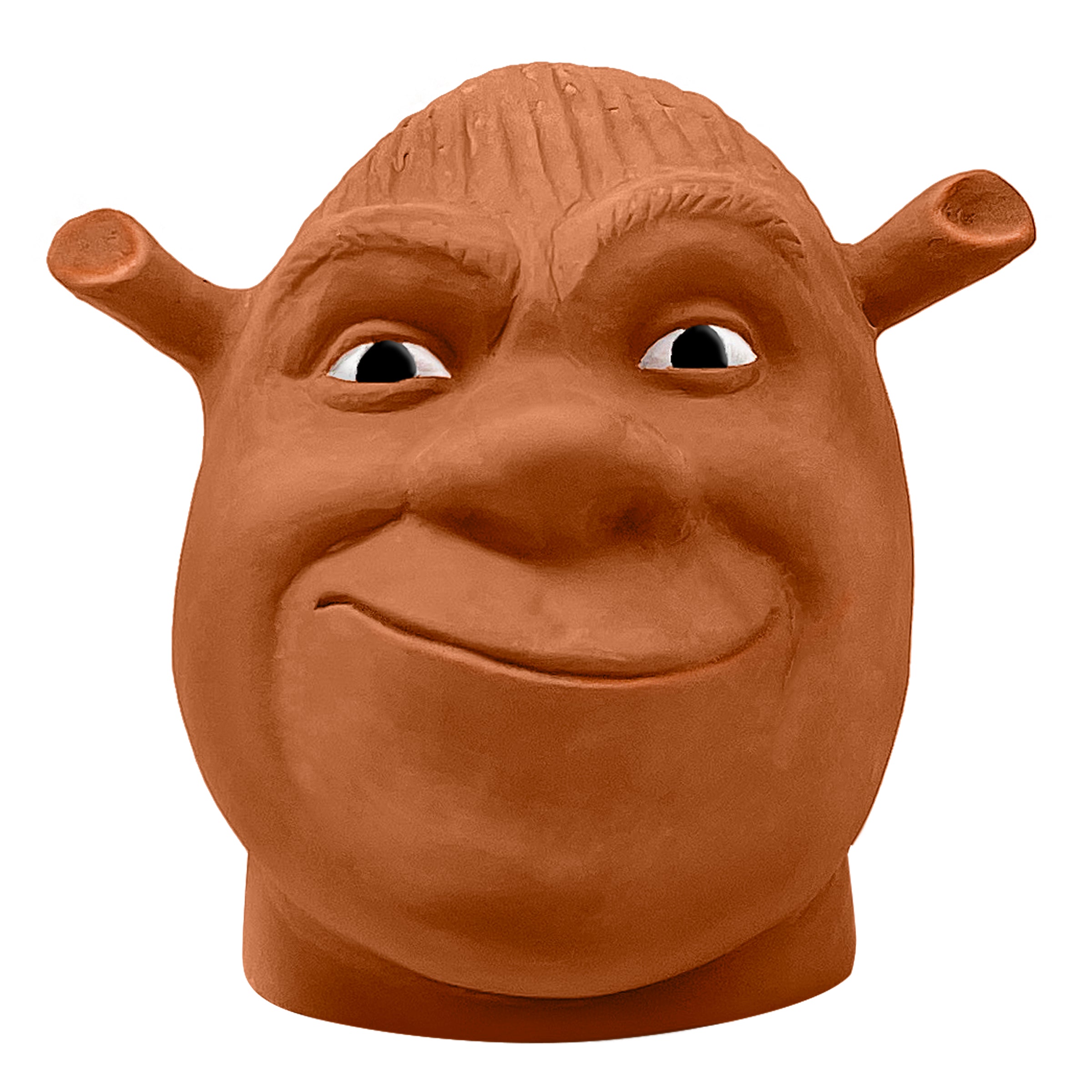 Alternative view of Shrek Chia Pet
