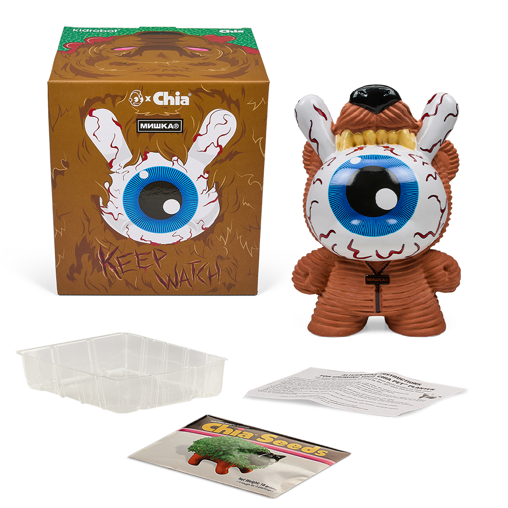 Keep Watch 8" Chia Pet Dunny by Mishka - Bloodshot Edition - Image 4