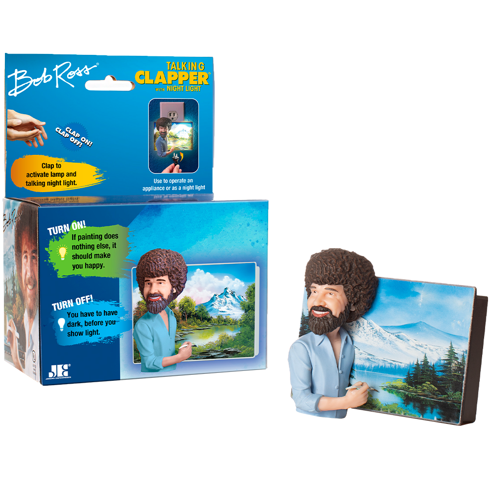 Bob Ross Talking Clapper with Night Light - Image 3