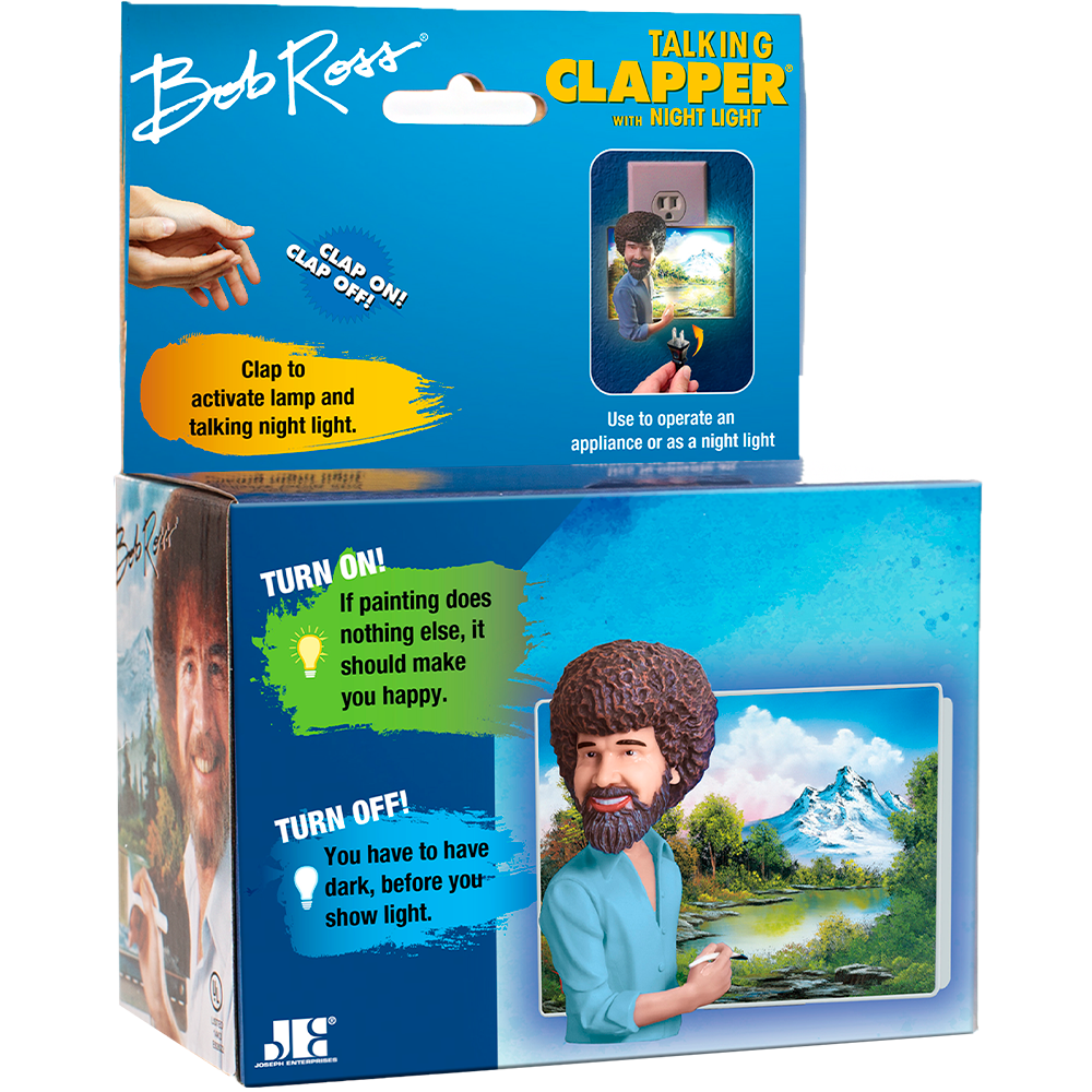 Bob Ross Talking Clapper with Night Light - Image 4